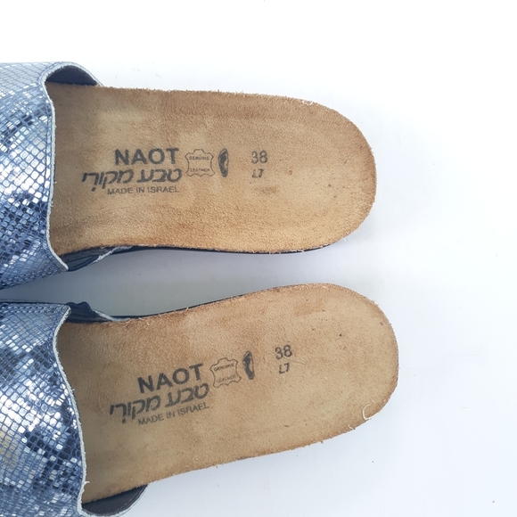 Naot Skylar Python Navy Slide Sandals size 7 - Picture 5 of 7
